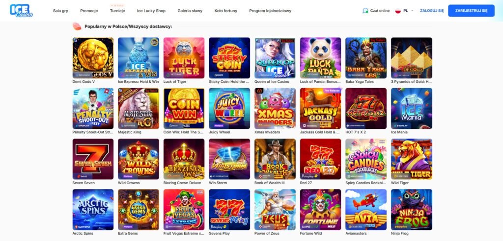 Ice Casino gry - Zimowe emocje i niepowtarzalna rozrywka Ice Casino gry - Zimowe emocje i niepowtarzalna rozrywka
